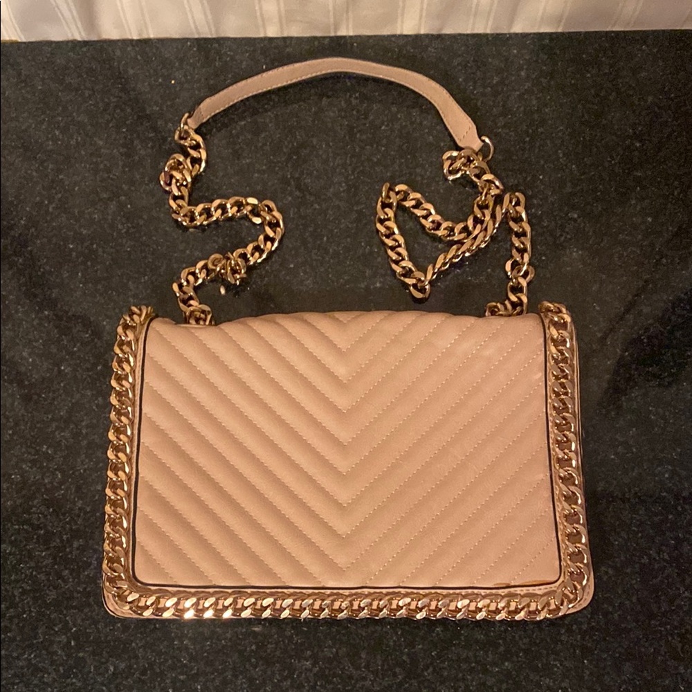 Aldo Beige and Gold Purse